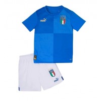 Fotbalové Dres Itálie Dětské Domácí 2022 Krátký Rukáv (+ trenýrky)